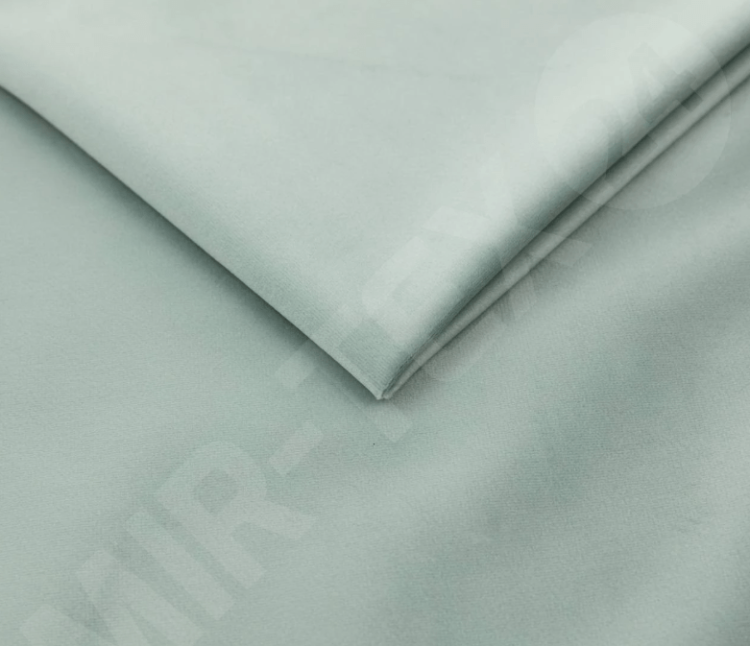Miętowe Łóżko Kontynentalne LINET 200x200 cm z Pojemnikiem na Pościel