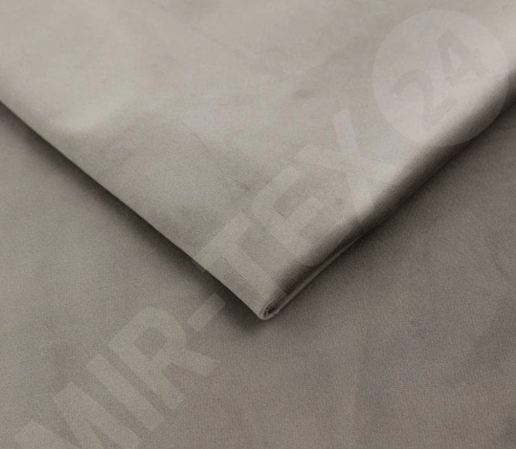 Beżowe Łóżko Kontynentalne FOX 160x200 cm z Pojemnikiem na Pościel