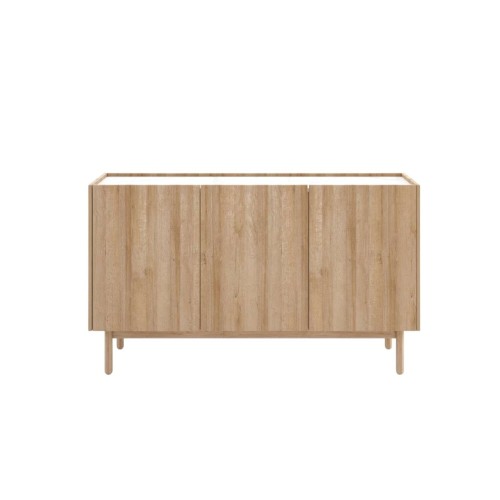 Komoda z półkami NATURE K144/68 Dąb Riviera / Marmur Bianco