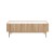 Komoda RTV144 NATURE skandynawska Dąb Riviera / Marmur Bianco z półkami minimalistyczna BOHO