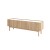 Komoda RTV144 NATURE skandynawska Dąb Riviera / Marmur Bianco z półkami minimalistyczna BOHO