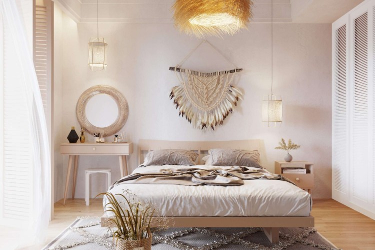 KOMODA BEŻOWA MACCHIATO ROSE 100 cm Z DRZWICZKAMI SKANDYNAWSKA POJEMNA NOGI WYSOKIE DREWNIANE