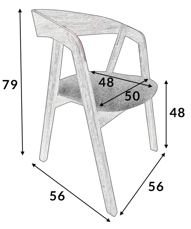 Zestaw 4x Krzesło Dębowe z Tapicerowanym Siedziskiem Dąb Naturalny Olejowany + Tkanina Velvet Riviera 100 (Czarny)