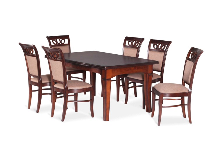 Stół fornirowany biesiadny KSIĄŻĘCY PROSTOKĄTNY o długości 260 cm rozkładany do 560 cm