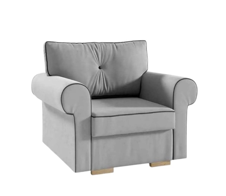 Fotel tapicerowany Nordic Elegance – Nowoczesny Styl i Wygoda w Kompaktowej Formie Tkanina Grupa 1 TAK Tkanina Grupa 2 NIE