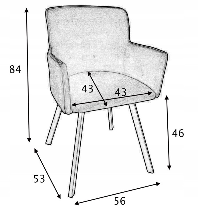 Zestaw 2x Krzesło Tapicerowane WIKI – Czarne Nogi + Zielony Velvet