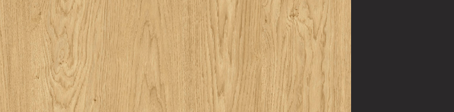 Komoda BALTICA 6 szuflad 138 cm Dąb Baltic+Czarny | Styl i funkcjonalność