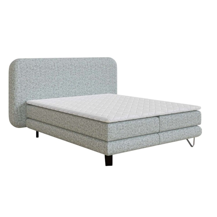 Kolorowe Łóżko Kontynentalne REVEL 160x200 cm bez Pojemnika na Pościel