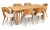 Stół fornirowany Classic Oak + 6 krzeseł Muszelka.jpg