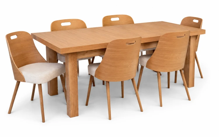 Zestaw stół fornirowany Classic Oak + 6 krzeslo DUO.jpg