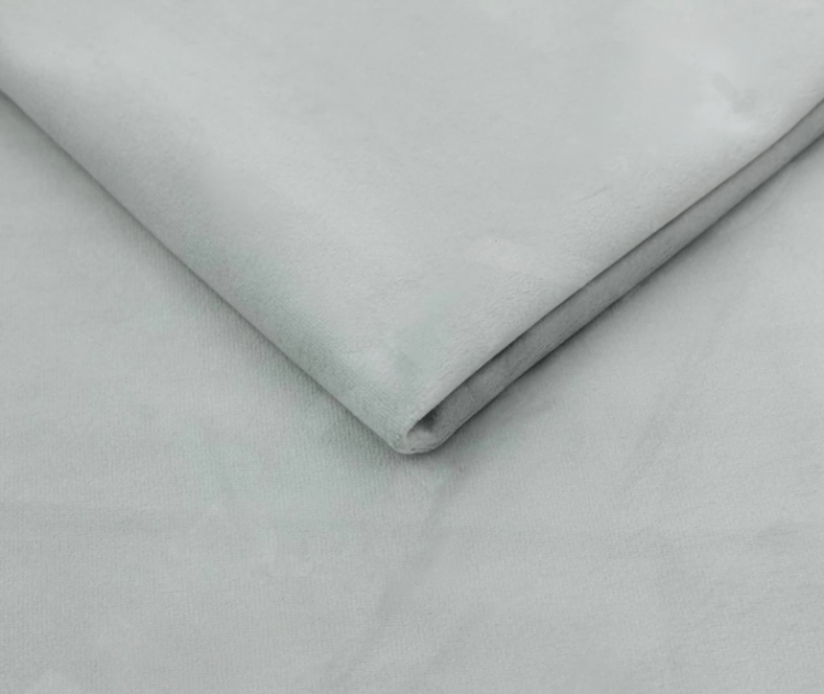 Popielate Łóżko Kontynentalne MIRAL 160x200 cm z Pojemnikiem na Pościel