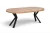 Stół RO-7 halifax tabak nogi metal x czarne.webp