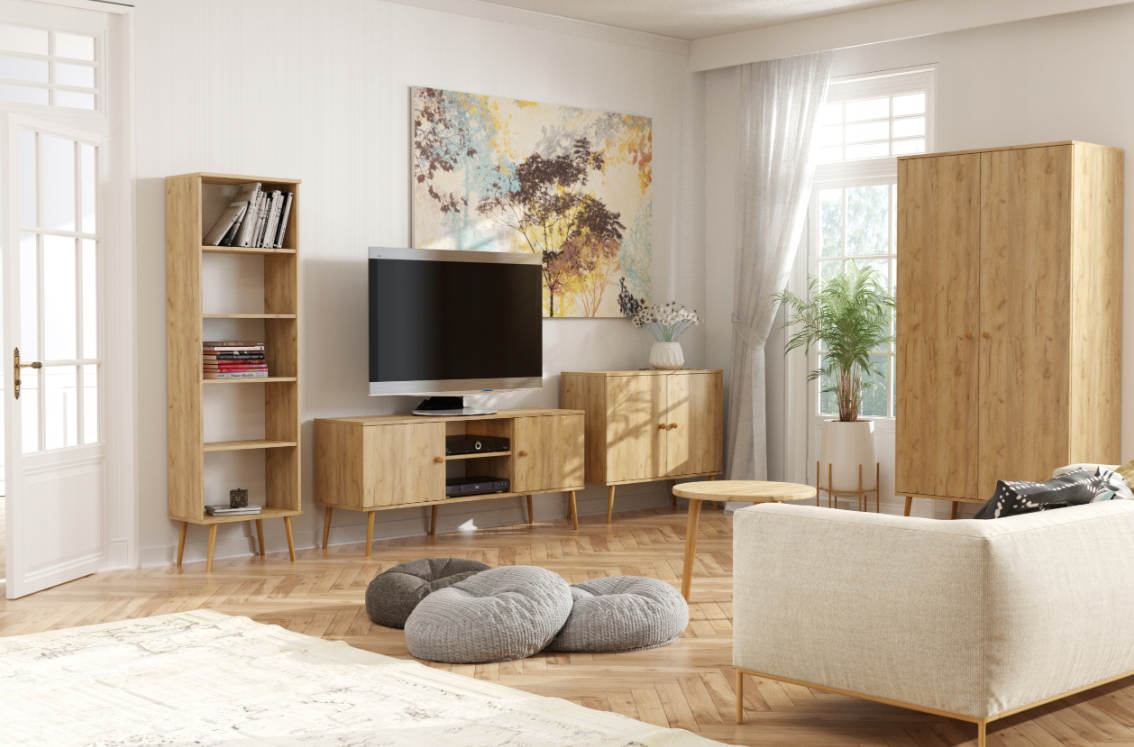 Kolekcja ROSE dąb craft aranżacja