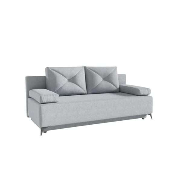 Kanapa rozkładana ZOJE | Metalowe nóżki | ELEGANCKI DESIGN | POJEMNK NA POŚCIEL | Darmowa wysyłka